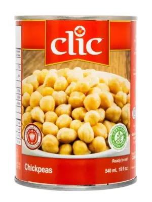 Clic Canned Chickpeas 540 mL