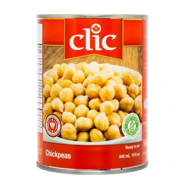 Clic Canned Chickpeas 540 mL