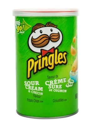 Pringles Sour Cream and Onion Potato Chips 68 g Pringles Sour Cream and Onion Potato Chips 68 g