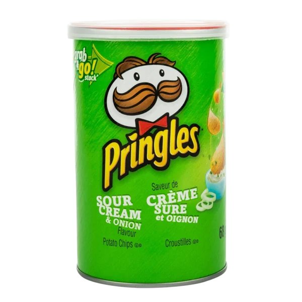 Pringles Sour Cream and Onion Potato Chips 68 g