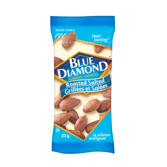 Blue Diamond Roasted Salted Almonds 23g