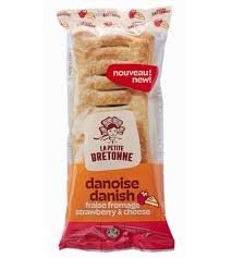 Petite Bretonne Strawberry and Cheese Danish